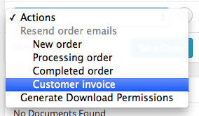WooCommerce Order Actions